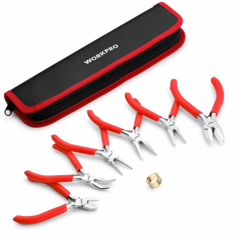 Juego de 7 alicates para joyería WORKPRO