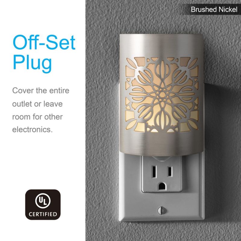 Luz nocturna GE Pack de 2 con sensor crepuscular LED
