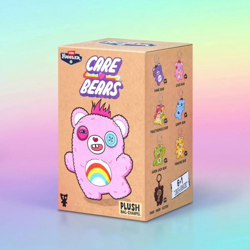 Juego de 6 llaveros Fuggler Care Bear 12 cm ZURU