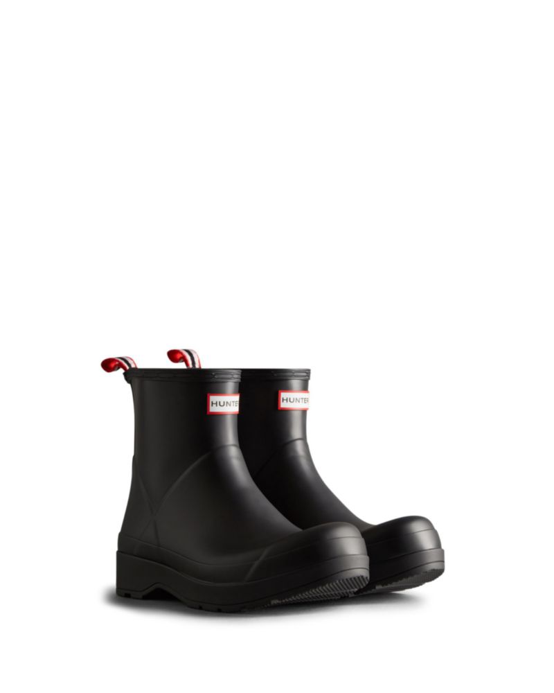 Bota de Lluvia Hunter 18 cm Negra Vegana