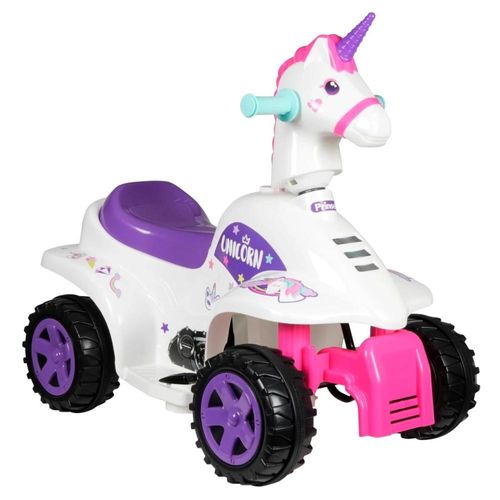 Moto Eléctrica Montable Infantil Para Niña Unicornio