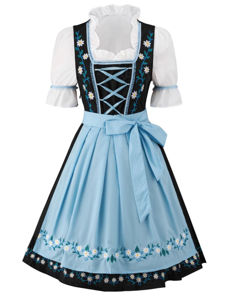 Vestido Oktoberfest Spooktacular Creations XL con Bordado