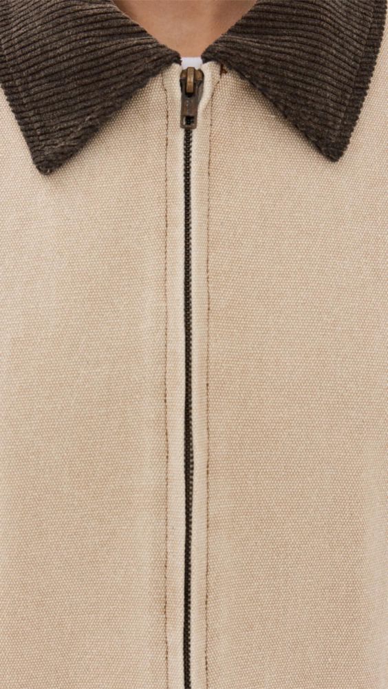 Chaqueta estilo granero Lioness color piedra - XXXS