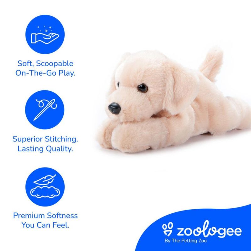 Peluche The Petting Zoo 20 cm Labrador amarillo