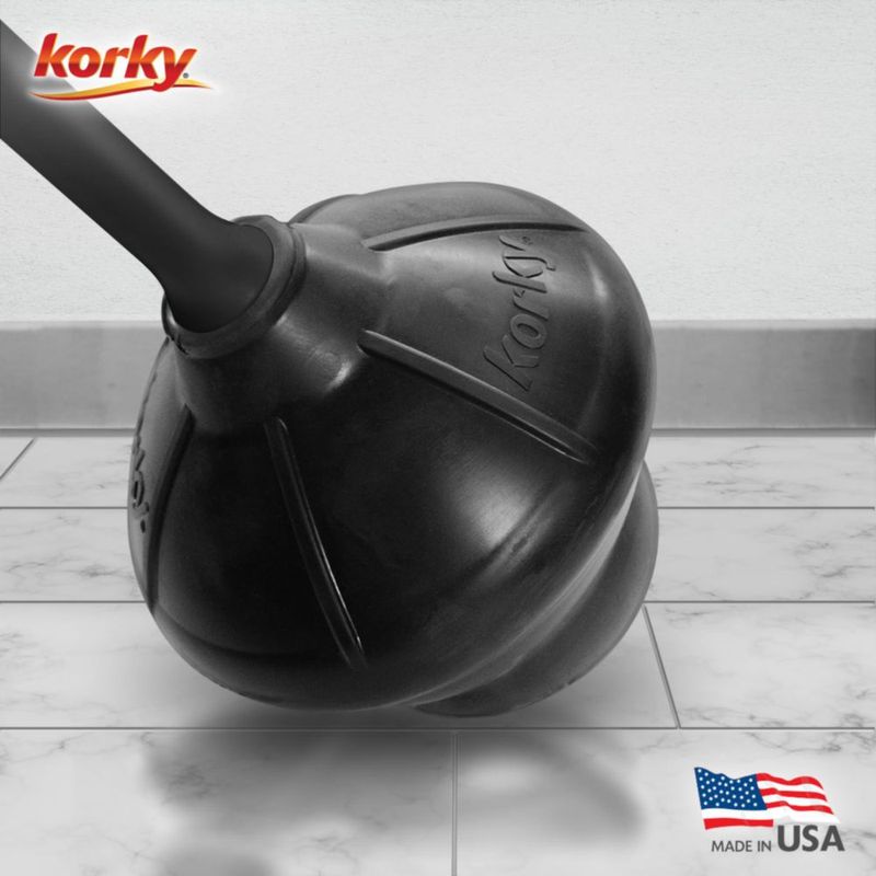 Desatascador de Inodoro Korky Blanco/Oro 98WG