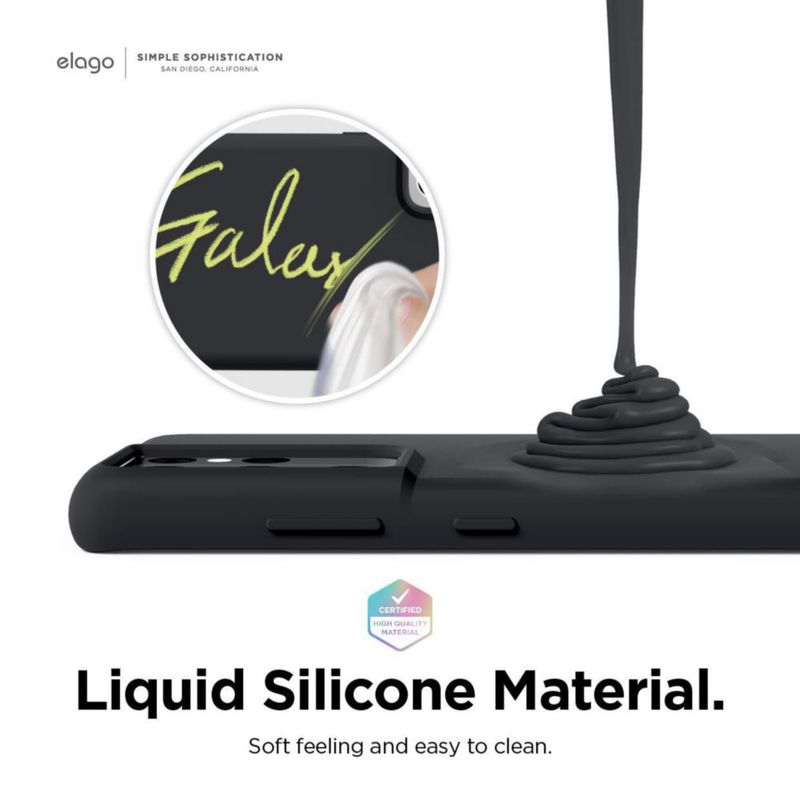 Funda para Celular elago Galaxy S21 Ultra de Silicona Negra