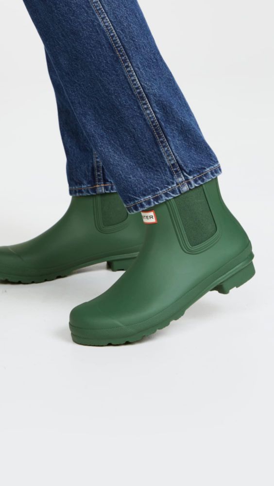 Botas Chelsea Original Hunter talla 10 Verde Caza