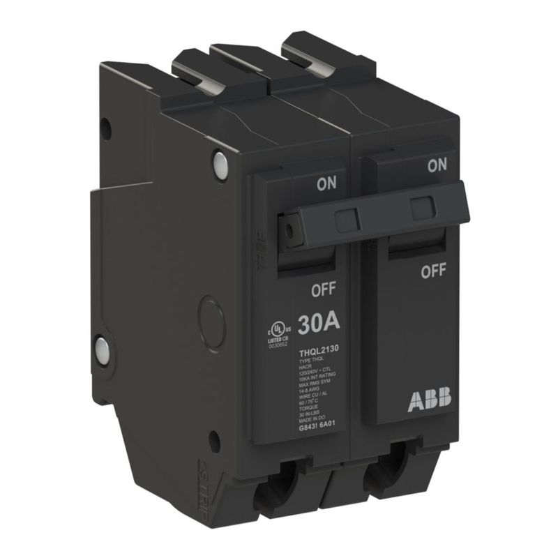 Disyuntor ABB THQL2130 30A de doble polo