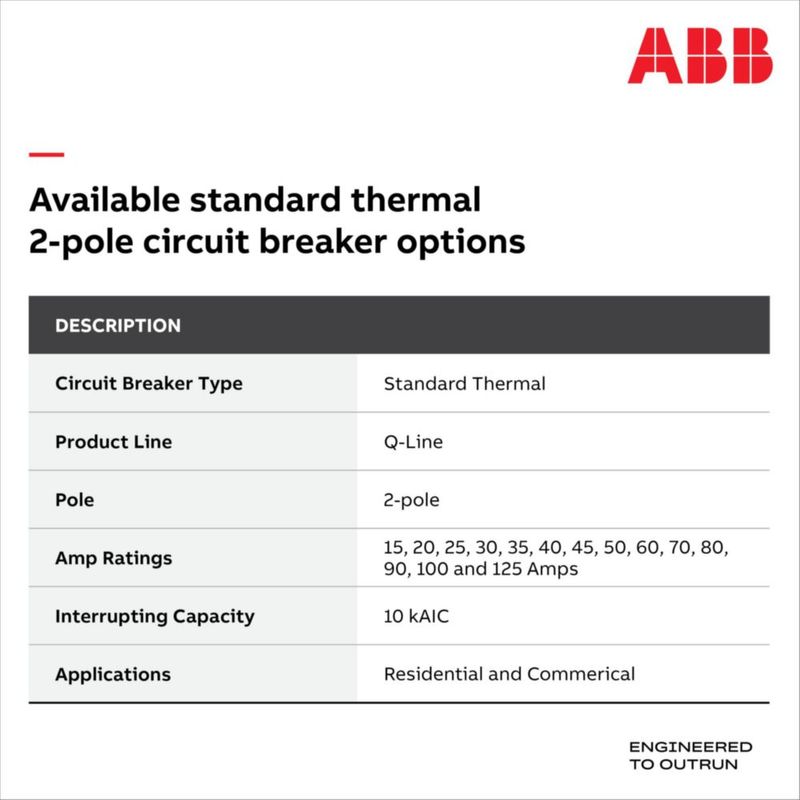 Disyuntor ABB THQL2130 30A de doble polo