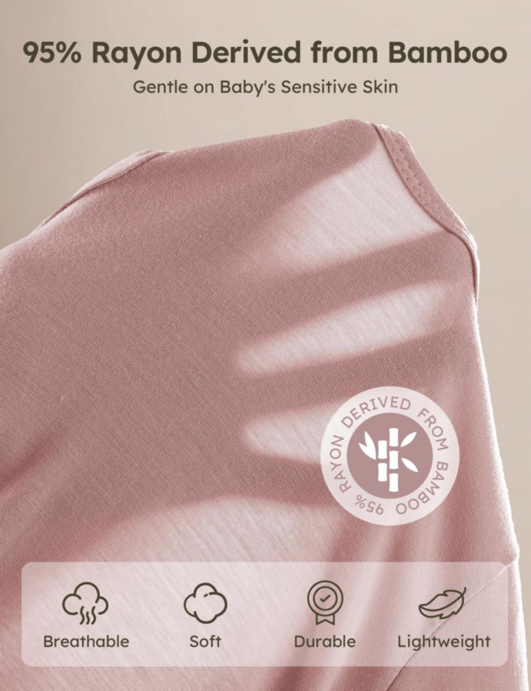 Pijamas Yoofoss 6‑9 meses color rosa degradado juego de 3 piezas