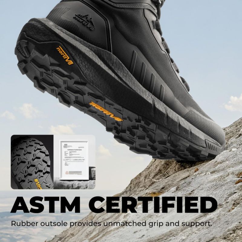 Bota NORTIV 8 265 cm Negra Ligera Táctica