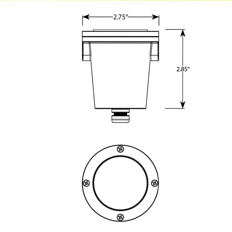 Luz In-Grade VOLT 12V IP68 4W 2700K LED