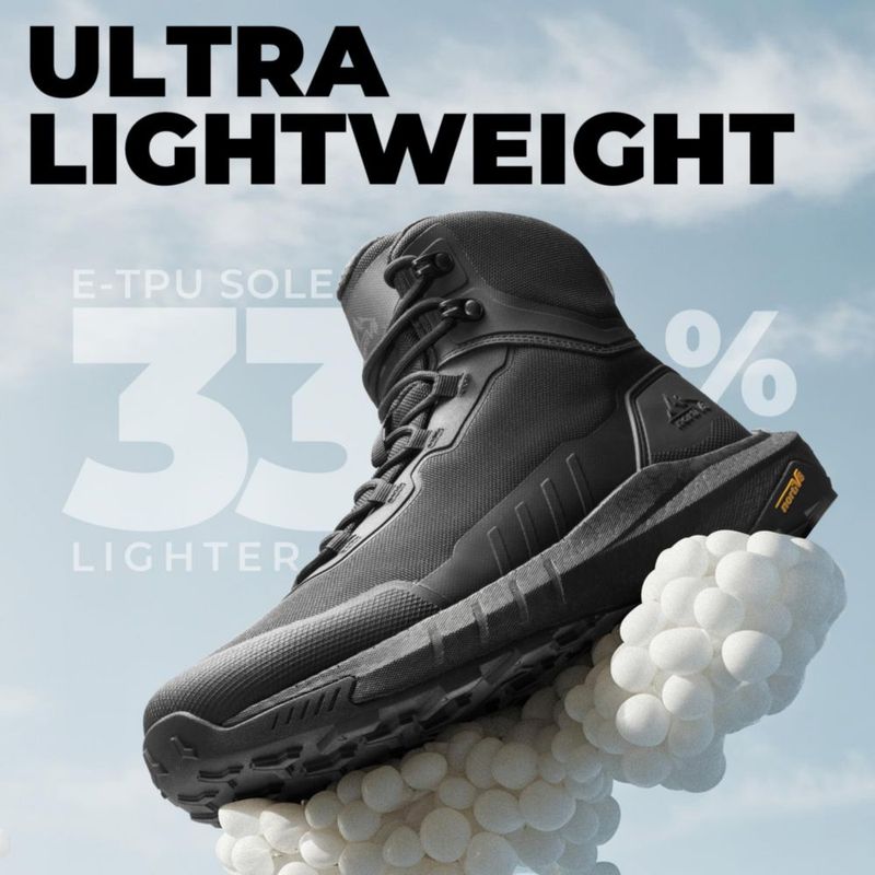 Botas Tácticas de Senderismo NORTIV 8 para Hombre 255 cm Negro Ligera