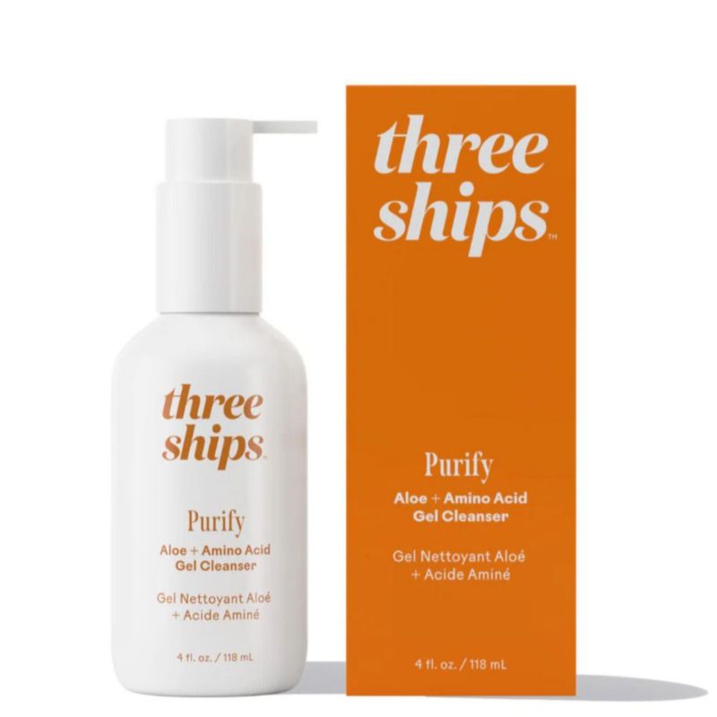Gel Limpiador Three Ships 118 ml Aloe + Aminoácido