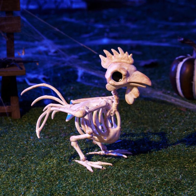 Escultura JOYIN Esqueleto de Gallo 17 cm Posable