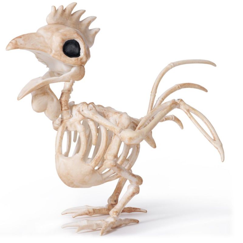 Escultura JOYIN Esqueleto de Gallo 17 cm Posable
