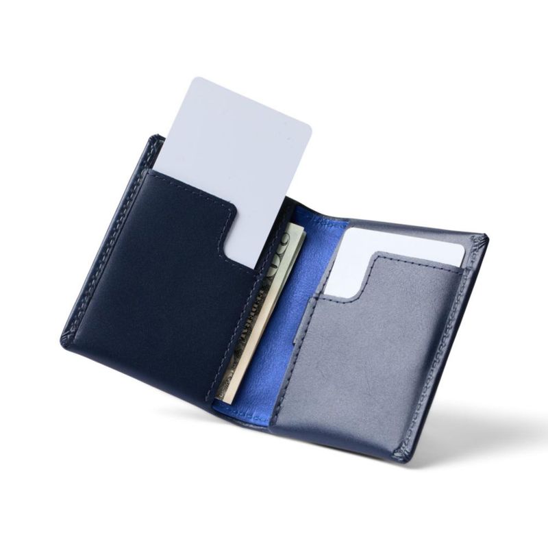 Billetera Bellroy Slim Sleeve Azul Marino 80 mm × 95 mm