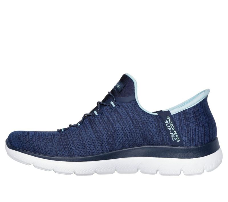 Zapatillas Skechers Summits Azul Marino/Aqua 11 Ancha