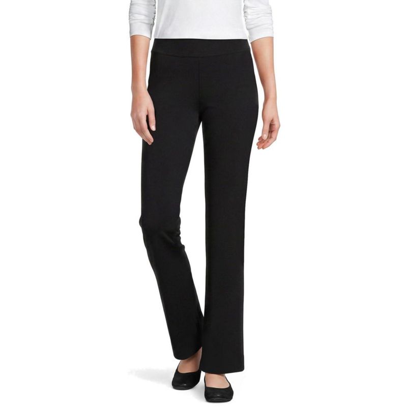 PANTALONES Lands' End Starfish de Pierna Recta 2X Negro