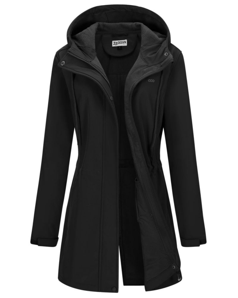 Chaqueta 33000ft impermeable con forro polar y capucha