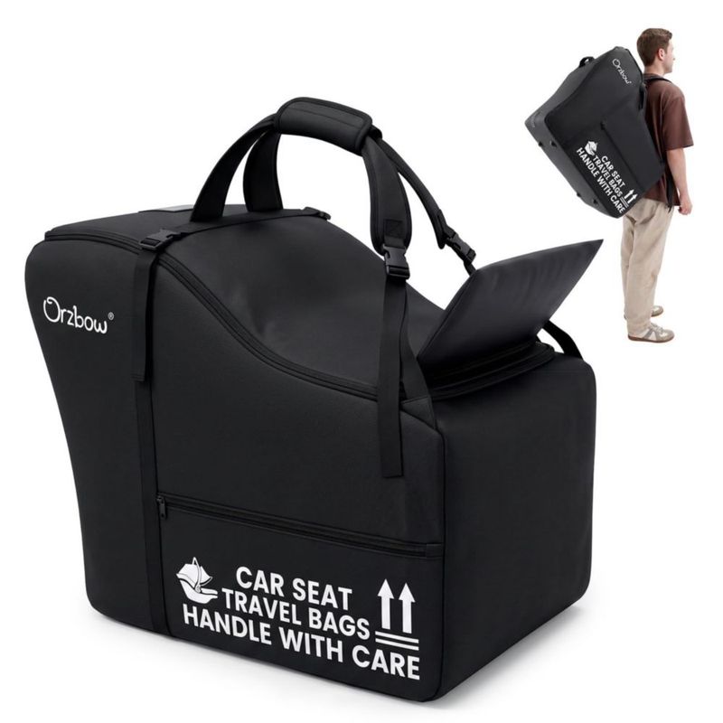 Mochila de viaje Orzbow para asiento de coche infantil 61 × 48 × 40 cm