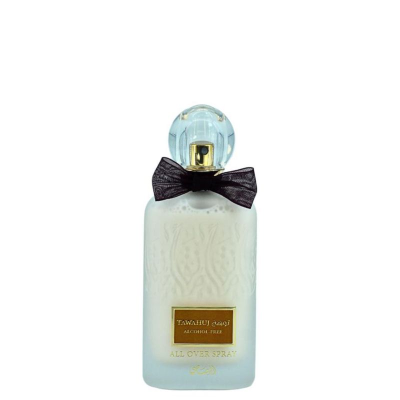 Perfume RASASI Tawahuj All Over Spray 100 ml diseño floral vainilla