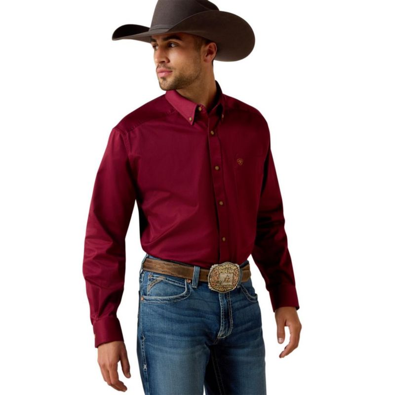 Camisa ARIAT de Corte Clásico con Botones Estilo Vaquero