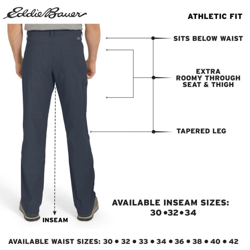 PANTALONES Eddie Bauer 40W x 30L Storm Active Fit