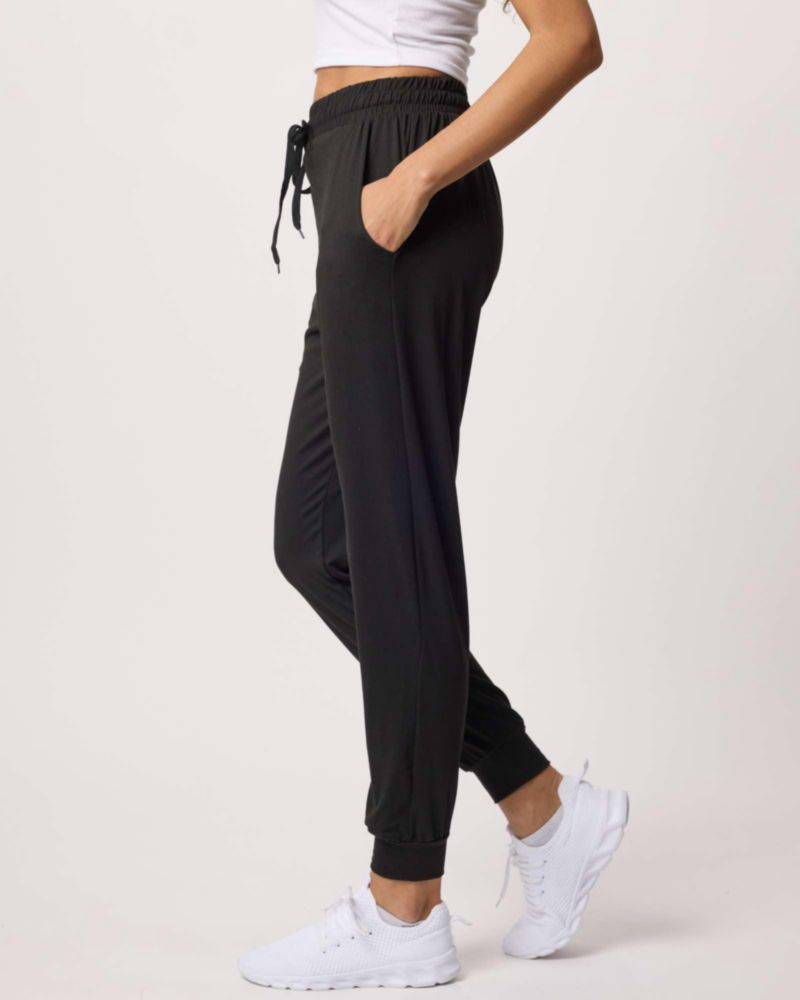 Pantalones jogger Real Essentials Pack de 3 para mujer con bolsillos