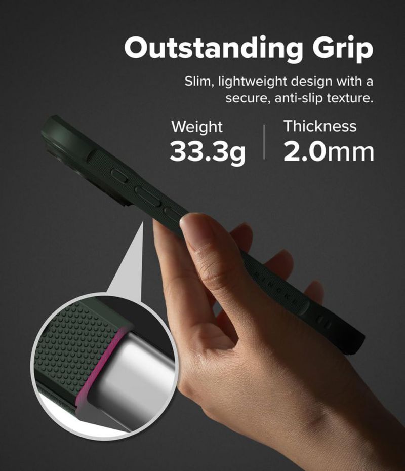 Funda Ringke para iPhone 18 Pro Onyx Verde Oscuro