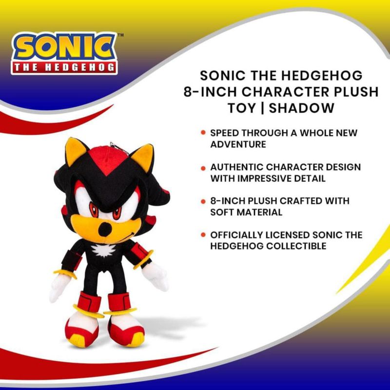 Peluche Sonic the Hedgehog 20 cm – Shadow