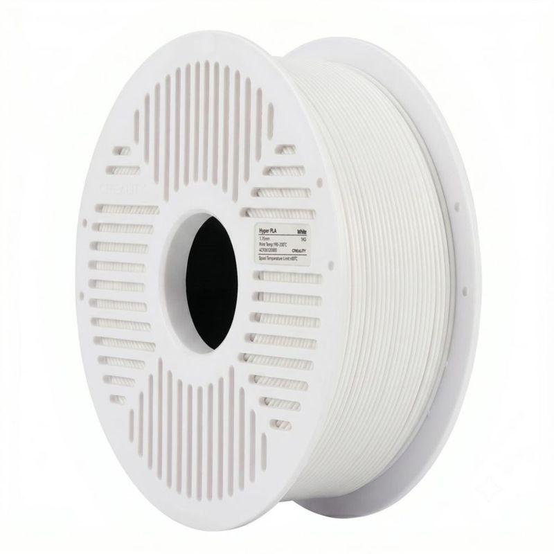 Filamento PLA Creality 175 mm 1 kg Blanco 600 mm/s