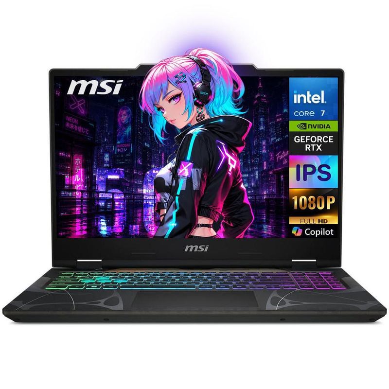 Laptop gamer msi cyborg rtx 5060 8gb core 7 16gb 1tb 15.6"