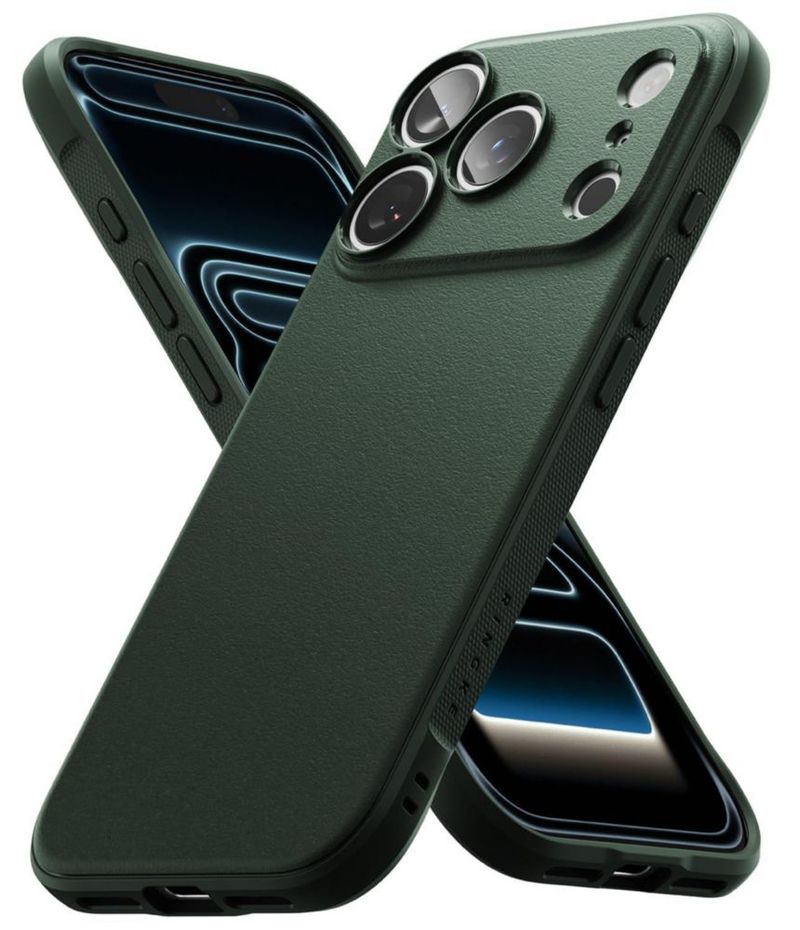 Funda Ringke Onyx para iPhone 18 Pro Max Verde Oscuro