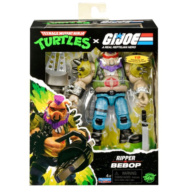 Figura de acción TEENAGE MUTANT NINJA Bebop x Ripper