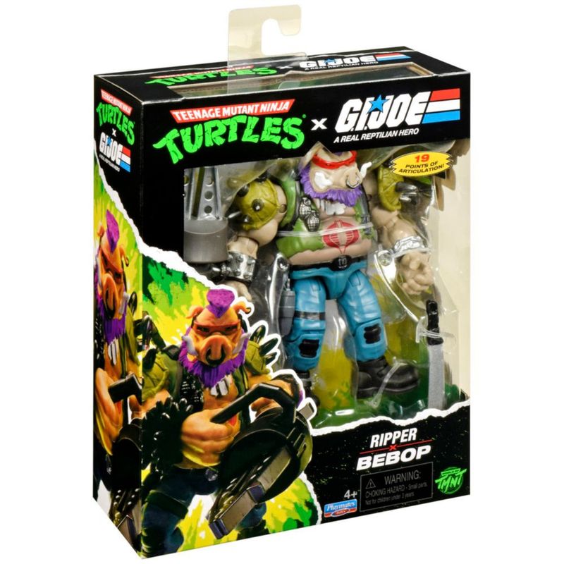 Figura de acción TEENAGE MUTANT NINJA Bebop x Ripper