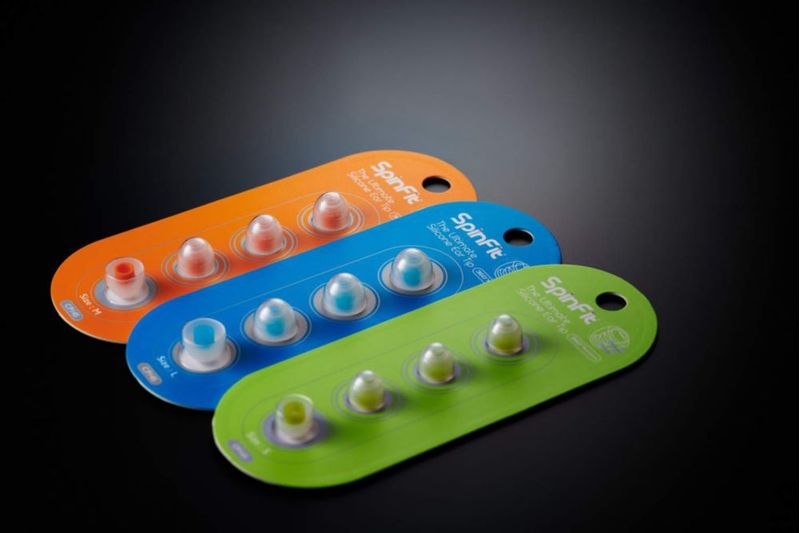 Almohadillas de silicona SpinFit CP145 S 2 pares boquilla 5‑6 mm