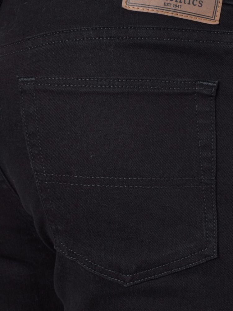 Jeans Wrangler para hombre 46W x 76 cm Corte relajado Negro Flex