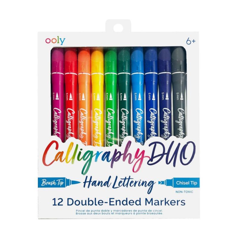 Set de 12 Marcadores de Caligrafía Ooly de Doble Punta