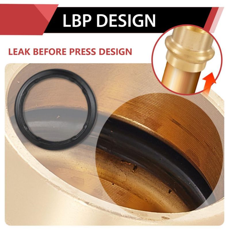 Codo PEX EFIELD 1/2" x 1/2" Latón 90° Juego de 10 unidades