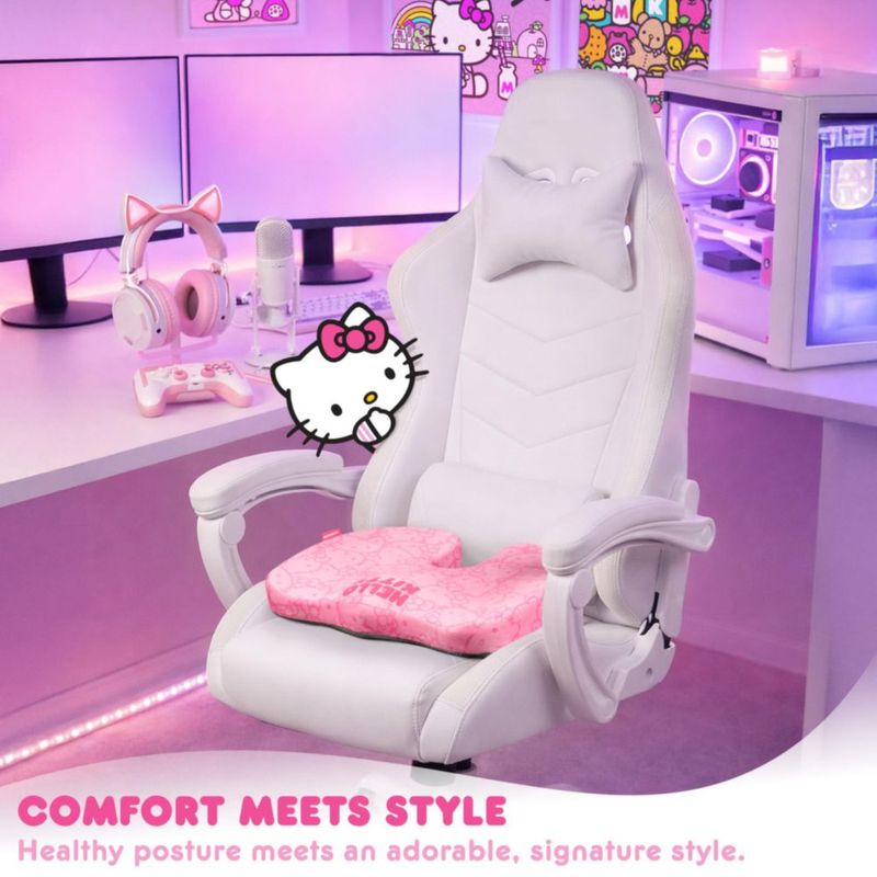 Cojín de Asiento Carbella Hello Kitty Rosa de Espuma Viscoelástica