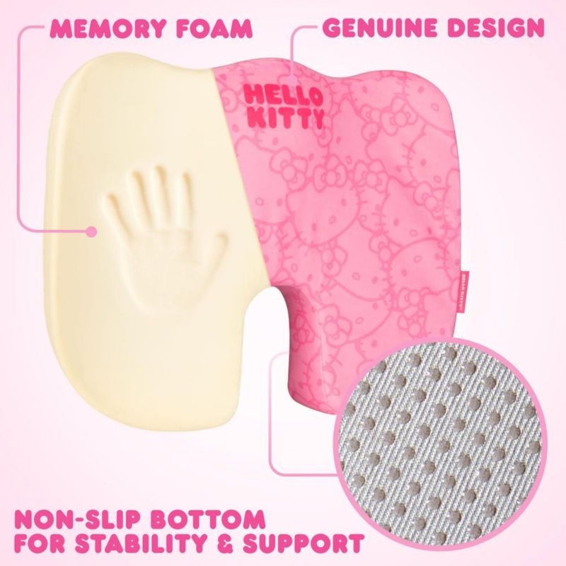 Cojín de Asiento Carbella Hello Kitty Rosa de Espuma Viscoelástica