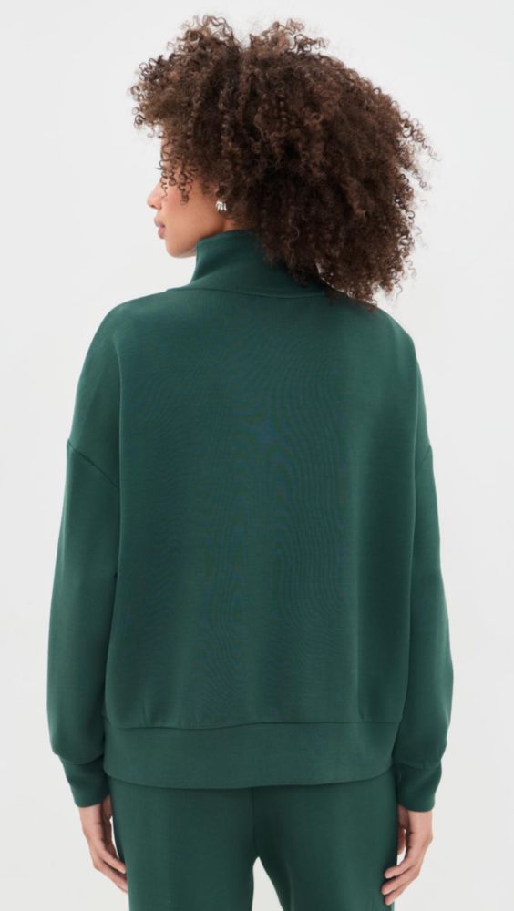 Suéter Varley Hawley de Media Cremallera para Mujer Talla L Color Ponderosa Pine