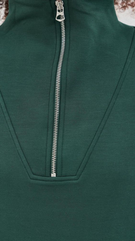 Suéter Varley Hawley de Media Cremallera para Mujer Talla L Color Ponderosa Pine