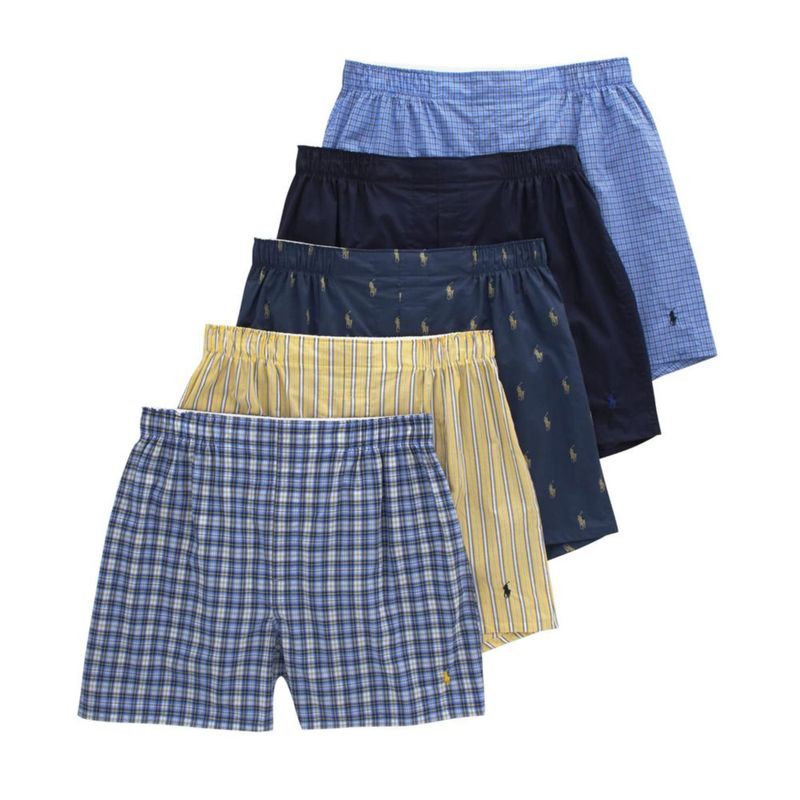 Boxer POLO RALPH LAUREN 2XL Pack de 5 surtidos