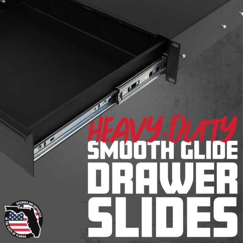 Cajón de Rack Gator 4U de 36 cm de Profundidad con Cerradura GRW-DRW4