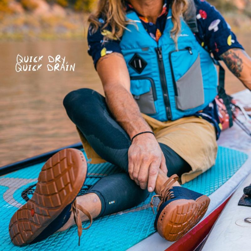 Zapatos Astral Loyak para Hombre M 13 Azul Marino/Marrón