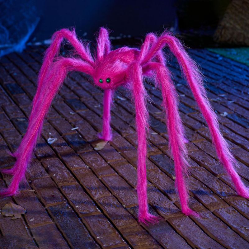 Araña JOYIN 150 cm Decoración Exterior Rosa Neón