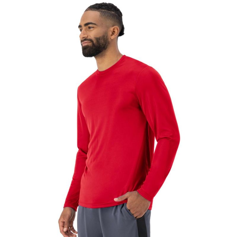 Camiseta Hanes mediana rojo intenso (2 unidades) UPF 50+