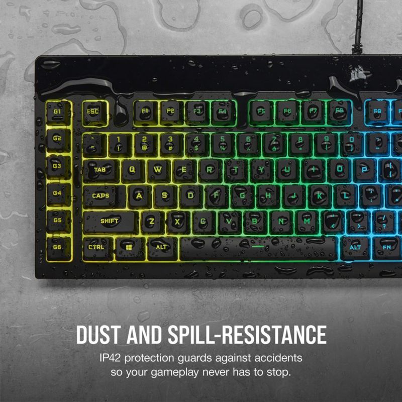 Teclado Corsair K55 RGB PRO Negro Cableado